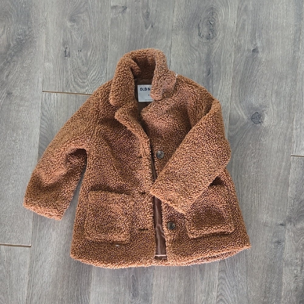 Old Navy Kids Brown Sherpa Jacket